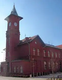 Administrative building - the tower clock