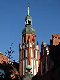 The bell tower with its Ridge turret