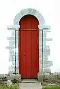 Door into the church