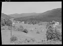 View of the village farms (c. 1953)