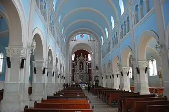 Church of Cáqueza, interior