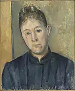 Paul Cézanne: portrait of Marie-Hortense Fiquet, the artist's wife, 1885-1887