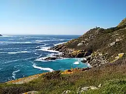 Porta lighthouse in Faro Island, Cíes