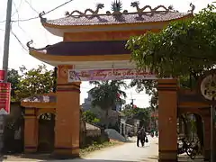 Ngọc Trà village gate, Quảng Trung commune, Quảng Xương, Thanh Hóa, Vietnam