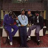 Compton's Most Wanted.Original Members: MC Eiht, Tha Chill, Boom Bam, DJ Mike T & DJ Slip