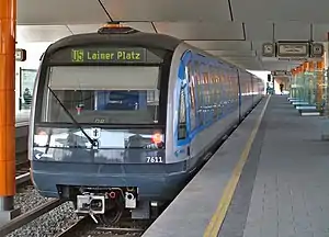 U-Bahn platform