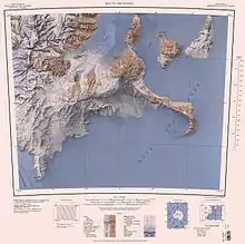A topographical map of the Mount Discovery