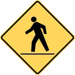 Crosswalk ahead.