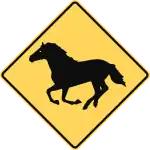 Wild horse area.