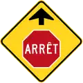 Stop ahead