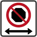 No stopping