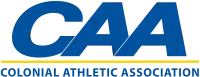 Colonial Athletic Association logo in Delaware's colors