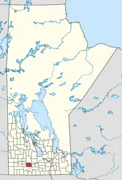 Location of Glenboro – South Cypress in Manitoba