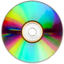 Playing surface of a compact disc