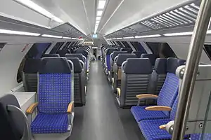 Second class interior, CFL Class 2300