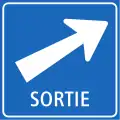 4.63 Exit sign (in French)