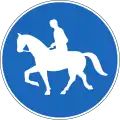 2.62 Bridleway (horsemen must use designated path with their horse)