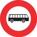 2.08 Prohibition of buses