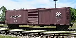 Image 10A restored Monon boxcar at the Linden Railroad Museum in Linden, Indiana (from History of Indiana)