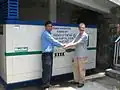 Friends of Tibetan Delek Hospital Backup Generator installed August 2007 with Dr Zorba Pastor on the right