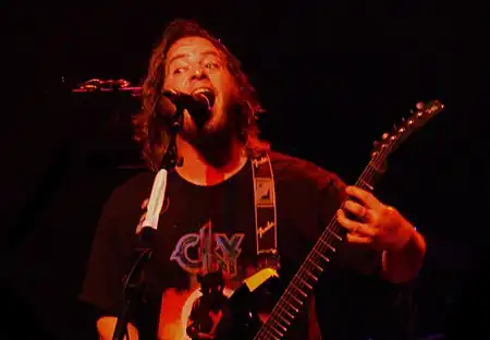 Frontman Deron Miller performing with CKY in 2009