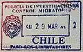 Chile: exit stamp issued in 2002 at Los Libertadores land border crossing.