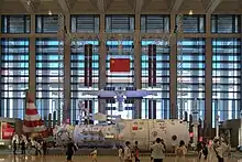 West Hall with exhibition of China Manned Space Program in 2023