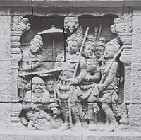 Scene from Khudda-bodhi-Jataka, Borobudur.