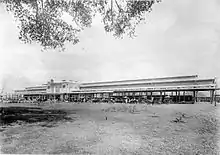 Semarang Poncol Station during its opening in 1914 shows one of the first form of Art Deco in the Dutch Indies.