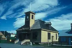 Atlin Courthouse, built 1900, is now an art gallery.