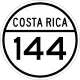 National Secondary Route 144 shield}}