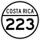 National Secondary Route 223 shield}}