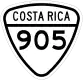 National Tertiary Route 905 shield}}