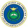 Emblem accompanying school name change, USAF Chaplain Service Institute, no specific religious symbols, 1992