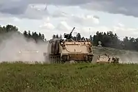 316th Engineer Company, 844 Engineer Battalion, in a combined arms breach during CSTX August 2015