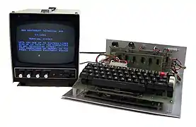 CT-1024 Terminal with monitor (January 1975)
