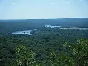 Landscape with river bends