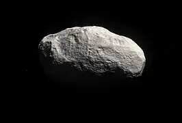 Artist's impression of the unique rocky comet C/2014 S3 (PANSTARRS).