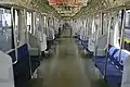 Jōban Line 209-1000 series interior view in August 2007