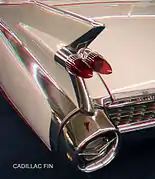 1959 Cadillac "rocketship" taillights and flamboyant fins