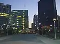 Same view of Cadillac Square in 2007; One Kennedy Square stands on the site of the old City Hall and 1001 Woodward has replaced the Majestic Building