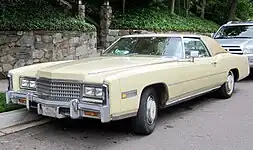 1978 Cadillac Eldorado coupe with custom vinyl top