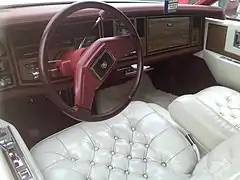1984 Cadillac Eldorado Biarritz convertible interior