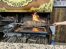 A restaurant in Ankara/Turkey that specializes in Cag Kebab (in Turkish "Cağ kebabı")