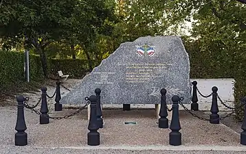 The war memorial.