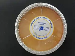 Cake sold by residents in the Hogar CREA International of Florida