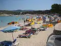 The beach at Cala Bassa