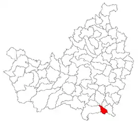 Location in Cluj County