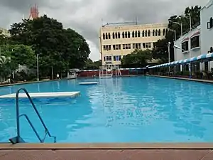Outdoor pool of the Calcutta Swimming Club