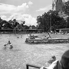 Old photograph of the Calcutta Swimming Club
